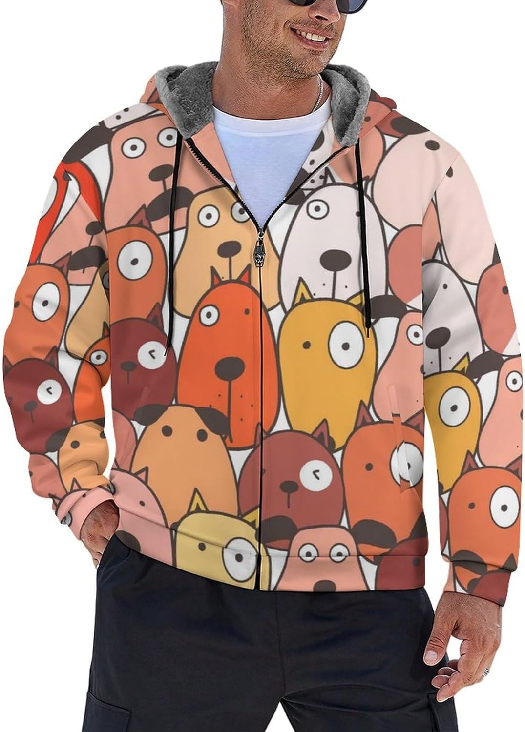 MONCLER◇カーディガン(薄手)/L/コットン/RED/H20919B00013M1367 h&m